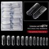 Nail Crystal Extension Mold: 120-Piece Boxed Gel Nail Tips with Scale