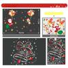 Snowman Christmas Sticker Santa Claus Glass Sticker Merry Christmas Window Sticker  Shopping Mall