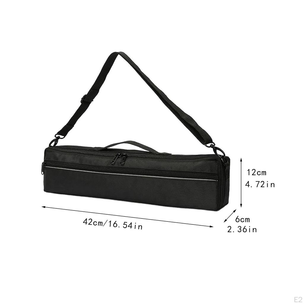 Портативная сумка для переноски флейты с 16 отверстиями, водонепроницаемая, регулируемая