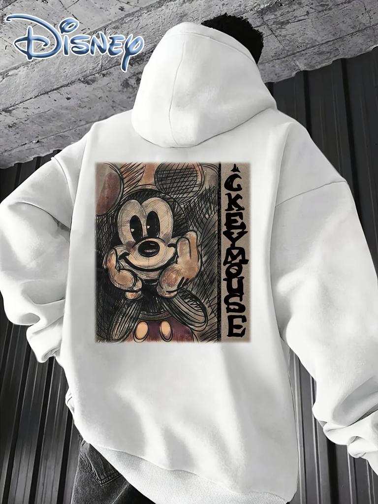 Disney Mickey Mouse Theme Hoodie Autumn Winter Casual Unisex Pullover Sweatshirt Tracksuit Clothing Hoody Oversized Streetwear
