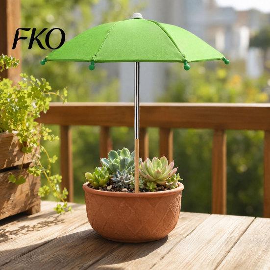Outdoor Plant Umbrella for Plants, Sun Shade Cover Potted Plants Balcony Protector & Garden Beds, Flower UV Protection with Stake