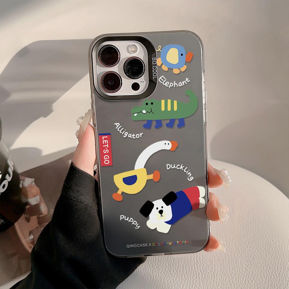 Чехол для телефона с мультяшным котом в стиле граффити для Samsung S26 Ultra S25 S24 A17 A07 A56 5G A55 A36 A54 A33 A16 A06 A25 A34 A15 Покрытие с гальваническим покрытием