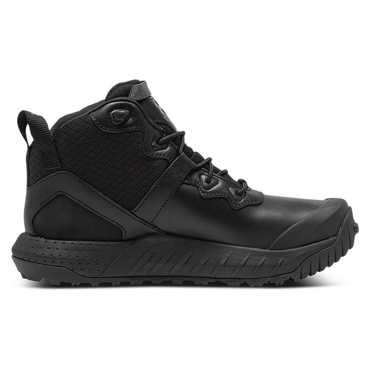 Under Armour Men's Micro G Valsetz Mid Leather Black 3024334-001
