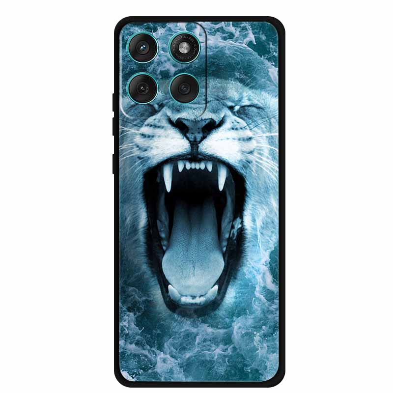 For Motorola Edge 60 Fusion Case XT2503-4 Wolf Lion Soft TPU Silicone Phone Cover for Motorola Edge 60 Fusion Case Fundas Coque