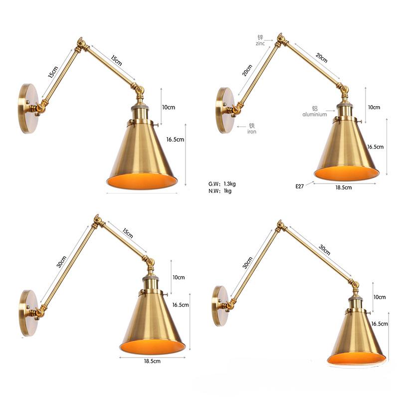 Американский Железный Арт Мульти Фестиваль НЛО Бар Ресторан Черный Индивидуальность Простая Спальня Декор Лампа для Спальни Настенный Светильник