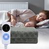 Плюшевое электрическое одеяло, двухспальное односпальное флисовое одеяло с подогревом, портативное умное электрическое одеяло, домашнее офисное одеяло