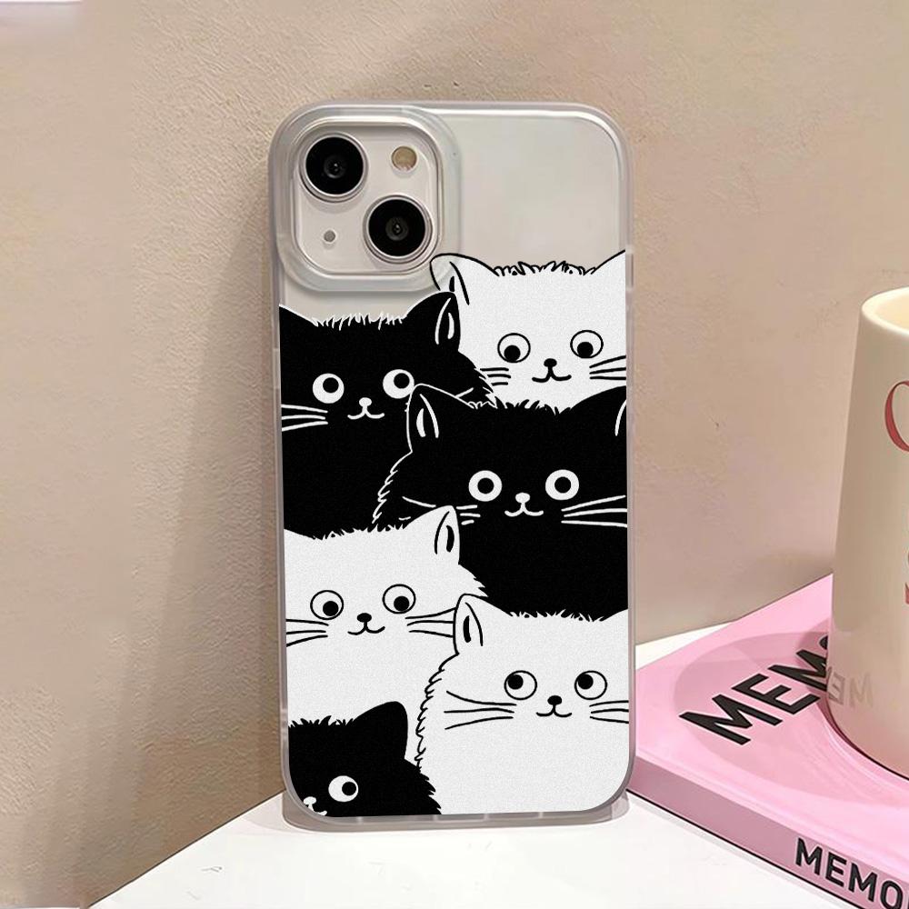 Чехлы для мобильных телефонов iPhone 11 13 15 Pro Max 12 14 Pro Max Чехол для iPhone 16 15 Plus 13 Pro 12 Матовая текстура с рисунком в виде мультяшных цветов