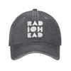 Radioheads Baseball Caps Vintage Distressed Denim Washed  Sun Cap Unisex Outdoor Workouts  Adjustable Fit Caps Hat