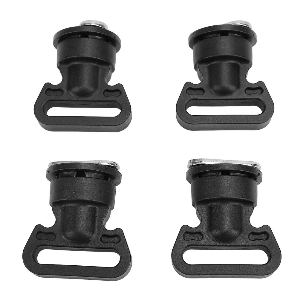 4PCS Track Mount Tie Downs Marine Nylon Rope Securing Fasteners for Motorboat Inflatable Boat Kayak