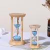 1PCS 3/5/10/15/30 Minutes Wooden Hourglass Timer Home Living Room Desktop Decoration Children Birthday Gift Portable Sand Clock