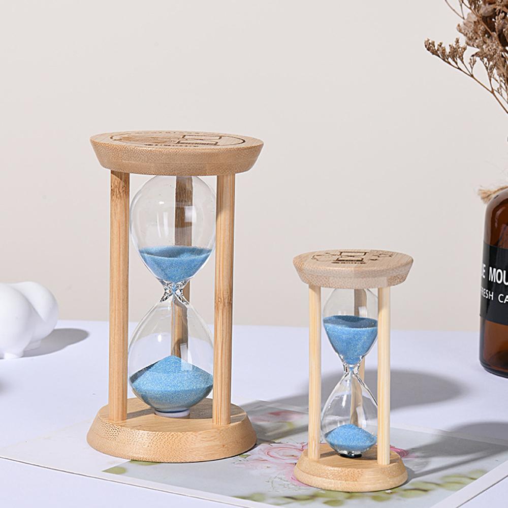 1PCS 3/5/10/15/30 Minutes Wooden Hourglass Timer Home Living Room Desktop Decoration Children Birthday Gift Portable Sand Clock