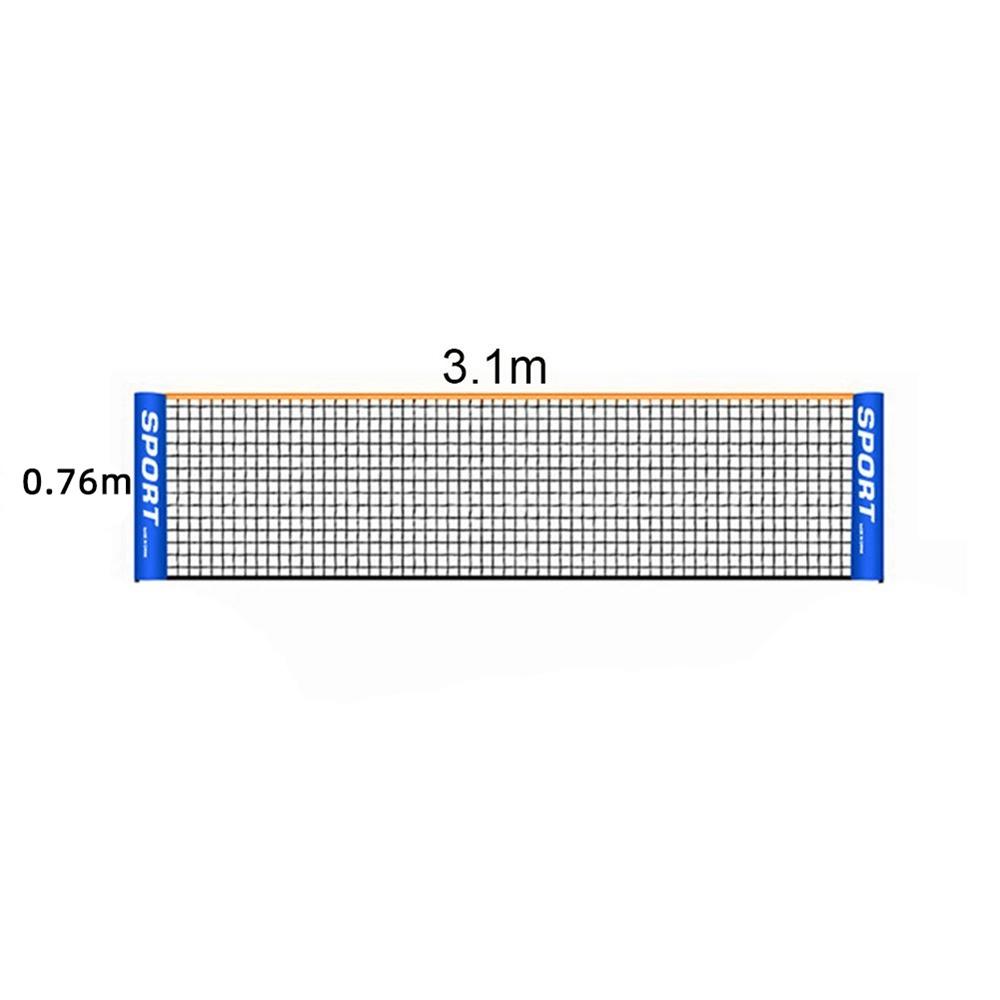 3.1/4.1/5.1/6.1m Профессиональная спортивная тренировочная стандартная сетка для бадминтона волейбольная сетка простая установка сетка для тенниса на открытом воздухе упражнения