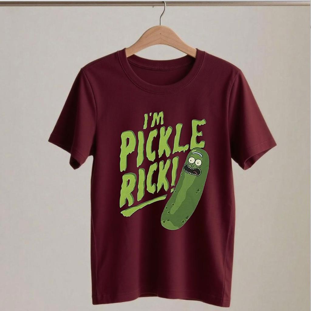 Я Огурец Рик Мужская футболка Крутой и Смешной Дизайн Морти Швифти Дизайн Шутки Уличная Одежда Повседневная Футболка Топ Смешные Футболки Хлопковые Футболки