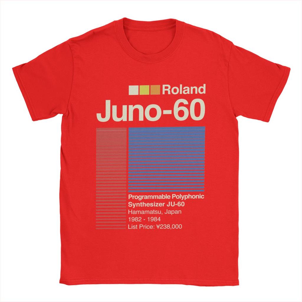 Мужская футболка Juno 60 Horizontal Roland, хлопковая одежда, новинка, футболка с коротким рукавом и круглым вырезом, подарочная футболка