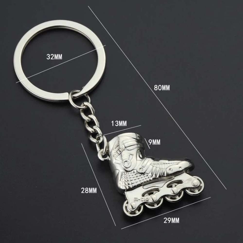 Car Key Ring Roller Skate Bag Holder Skate Key Chain Key Chain Single row skating Skating Pendant