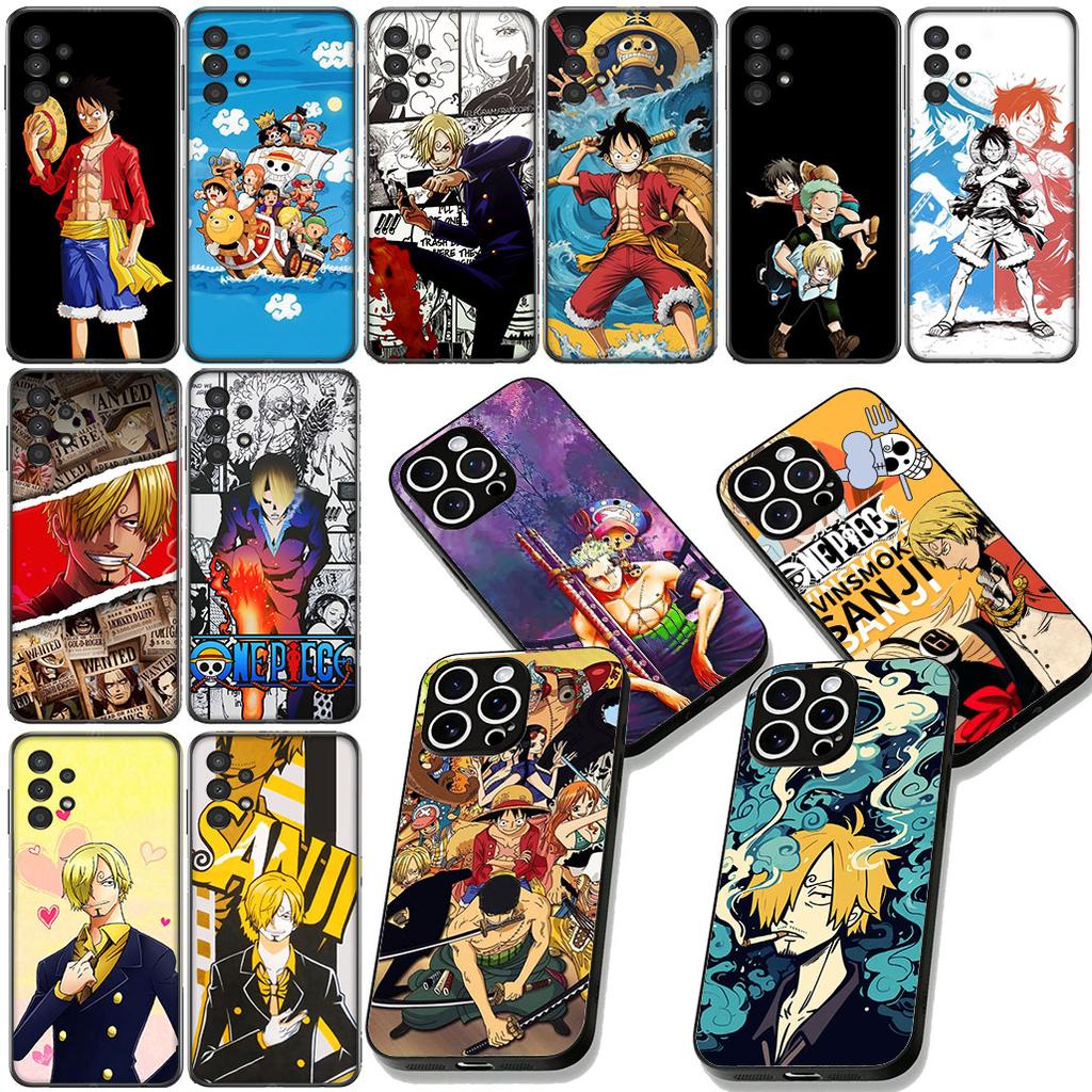 Sanji Roronoa Zoro One Luffy Pieces Cover for Samsung Galaxy A06 A05 A14 A50 A51 A52 A12 A13 A23 A70 A07 A25 A26 A72 A56 Case
