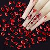 1440 стеклянных бриллиантов с плоским дном, большие красные бриллианты специальной формы для нейл-арта, аксессуары для ногтей своими руками, материалы, бриллианты специальной формы