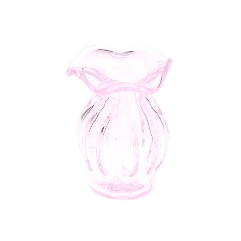 1:12 кукольный домик, миниатюрная стеклянная ваза, цветочная композиция, цветочный горшок, банка для хранения, садовый Рождественский декор дома