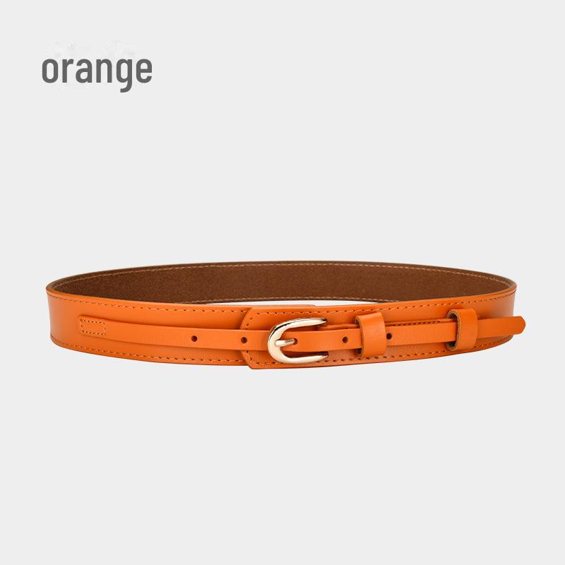Женский ремень из натуральной кожи в стиле ретро для юбок и брюк