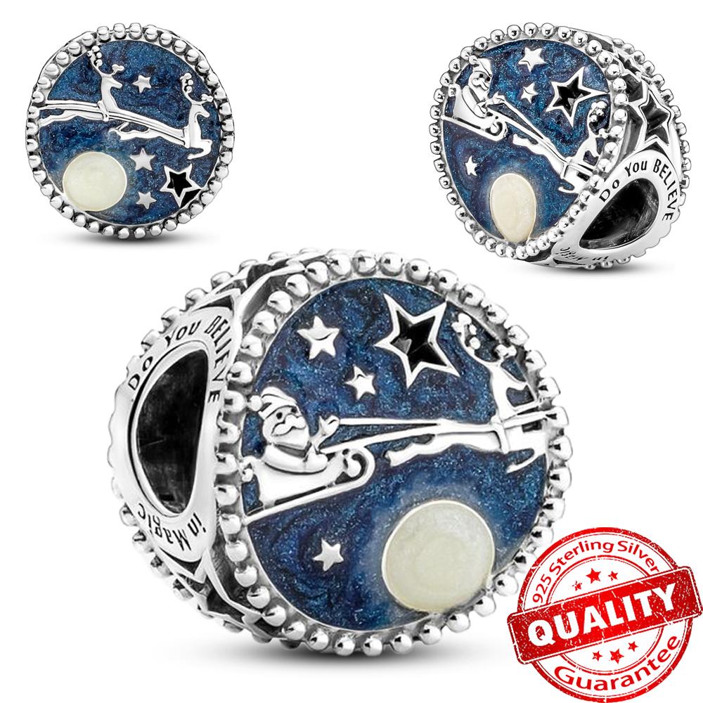 Медные бусины-морские звезды и подвеска-шарм в виде бабочки и стрекозы, подходят для браслета-змейки, бутикового ожерелья, синяя подвеска, подарок