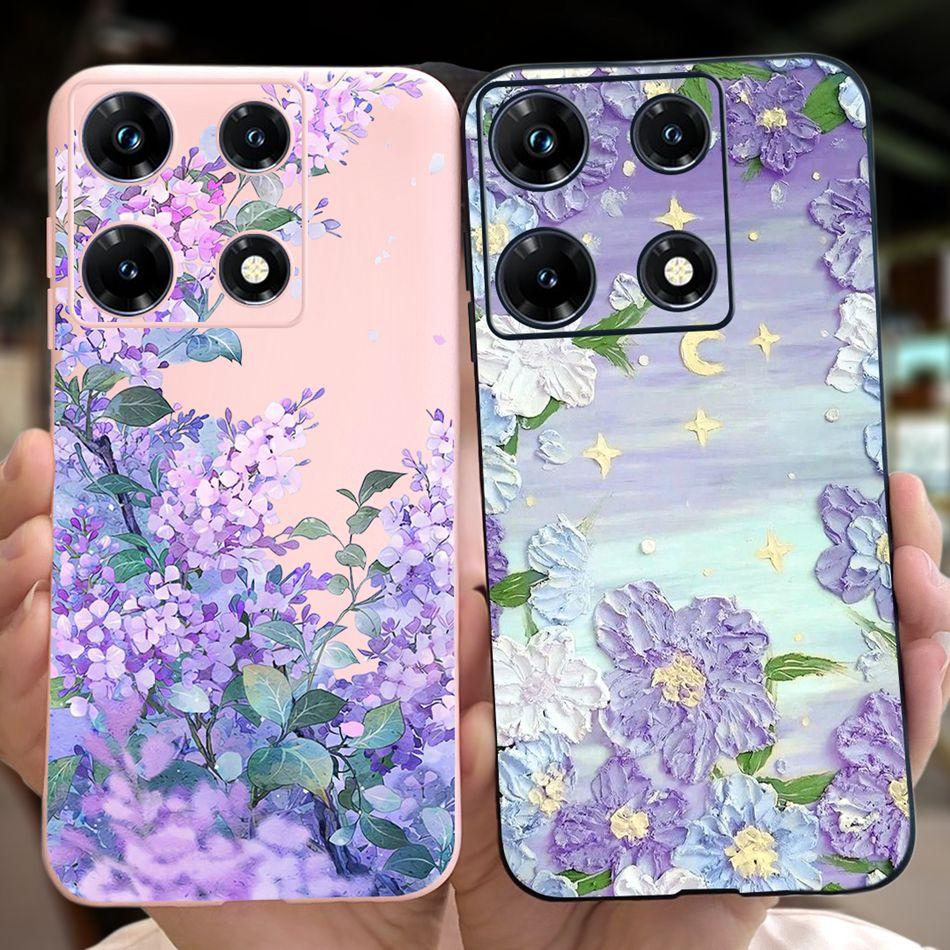Fashion Moon Pattern Case For Infinix Note 30 Pro 30i 30 2023 Candy Color Soft Silicon Bumper For Infinix Note30 30Pro Note30i