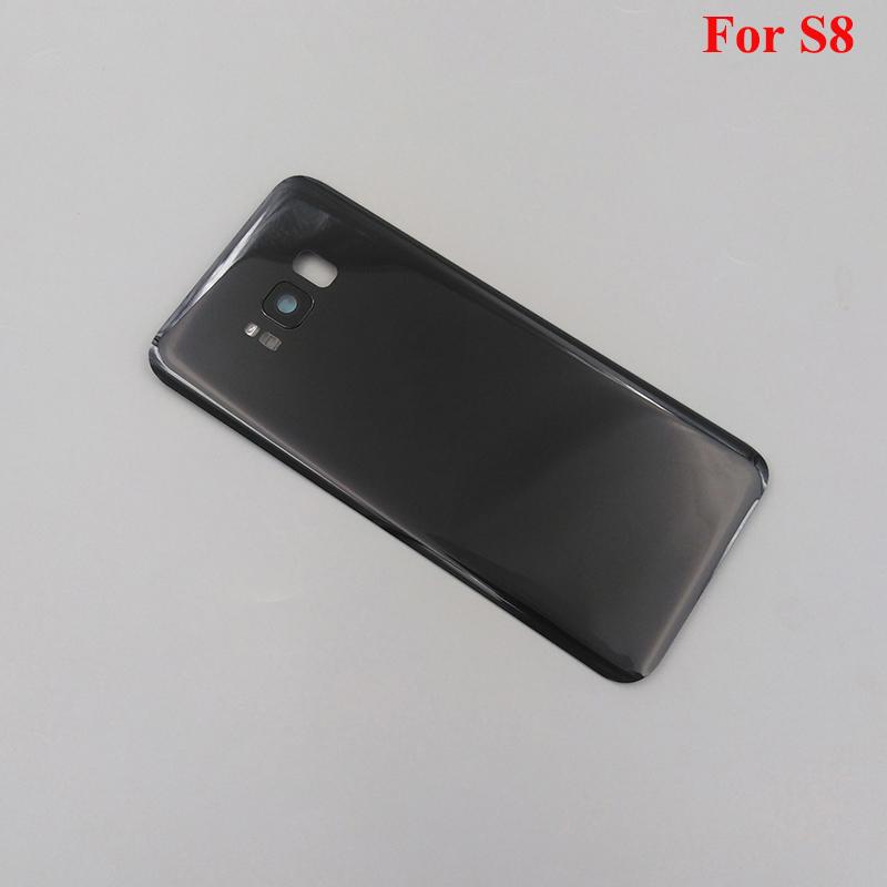 Для Samsung S8 Plus S8+ G955 SM-G955F Задняя крышка аккумулятора Для Galaxy S8 G950 G950F Запасные части Корпус Задняя дверца Стекло