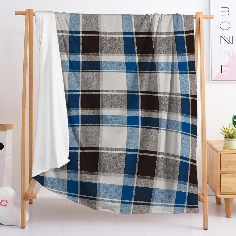New College Style Plaid Blanket Flannel Blanket eBay Blanket Spring and Autumn