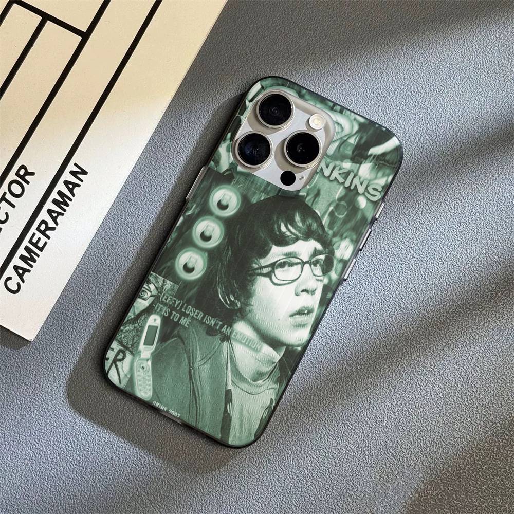 Чехол для телефона 'Скинс' (Фильм/Сериал) для Phone 17 16 15 14 13 12 11 Pro Max Plus Pro Air, задняя крышка с гофрированной полосой