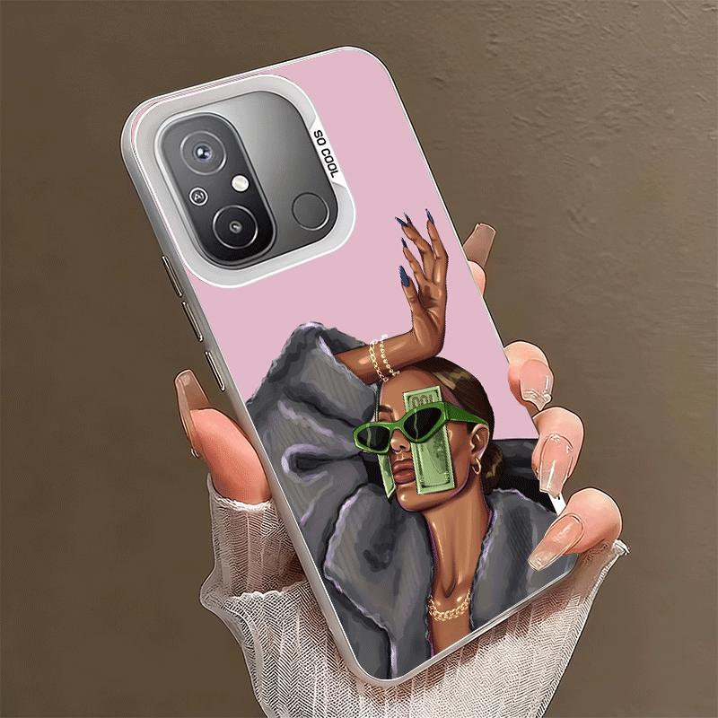 Girl Boss Lady Pink Shockproof Phone Case for Xiaomi Poco X7 X6 X5 X3 Pro F7 Ultra M8 Redmi 15C 15 14C 13C 12C 10C 13 12 10