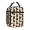 Bestselling Happy Dachshund With Birthday Cake Everyday Use Cooler Lunch Bag Classroom Meal Insulated Lunch Bag