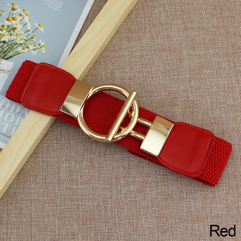 Women Adjustable Thin Belts Ladies Fashion Luxury Brand Skinny Coat Jacket Dress Waist Belt Gold Round Button Waistband