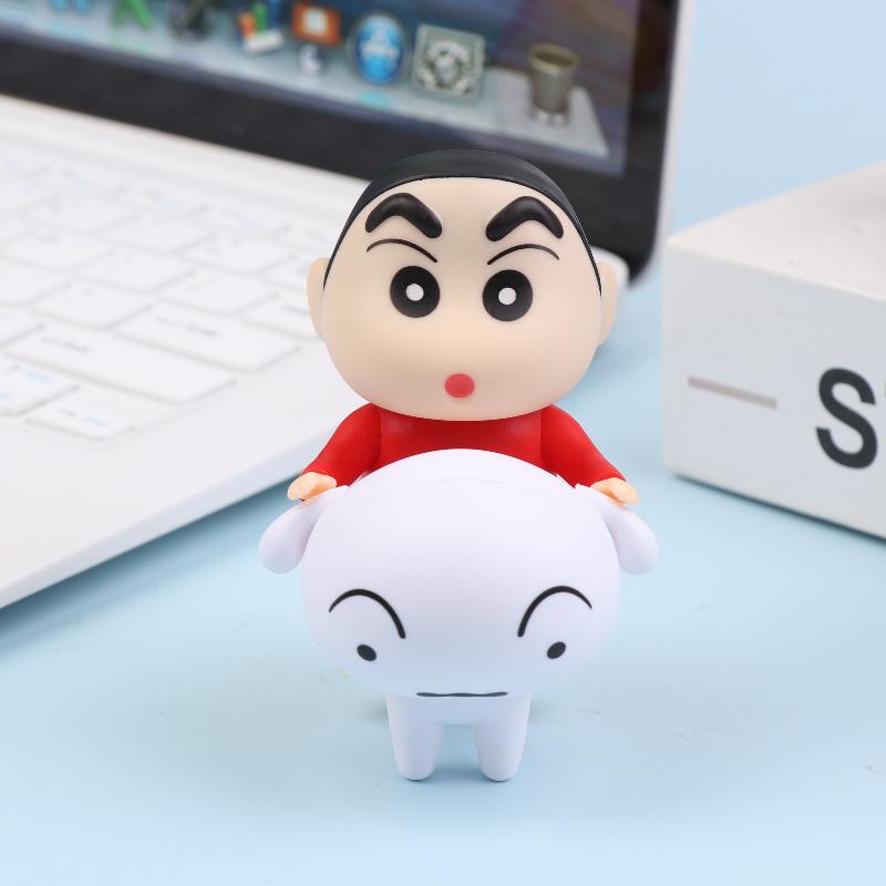 Crayon Shin-Chan Anime Figure Ornaments Toy Cartoon Anime Doll Kawaii Cute Dolls Model Toy Desktop Ornaments Home Decoration