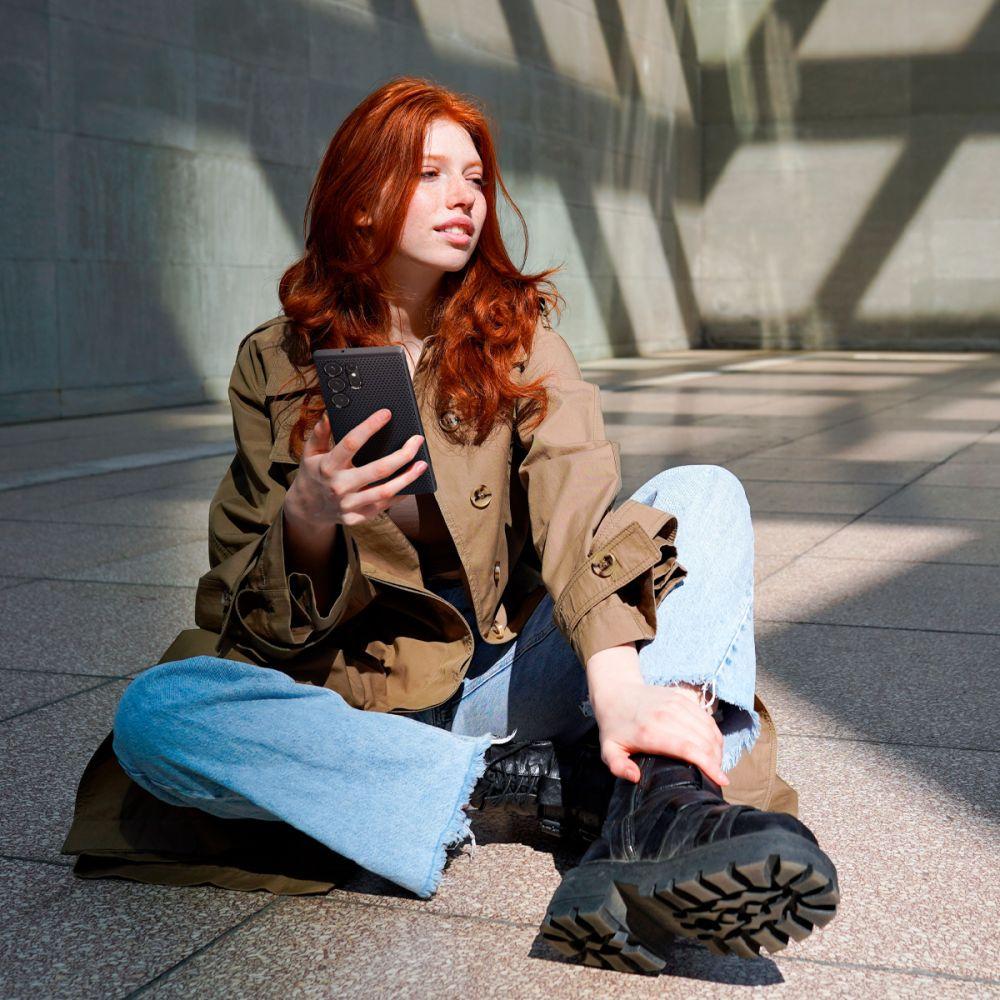 Чехол Spigen Liquid Air для Samsung Galaxy S23 Ultra - матовый черный