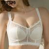 Women's Full Coverage Wire Free Non-Foam Lace Bra 34 36 38 40 42 44 46 B C D