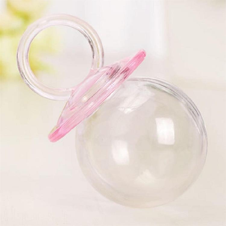 12 шт. Коробки для конфет на детский праздник в форме соски, прозрачные бутылочки для конфет, пластиковая текстура для украшения вечеринки