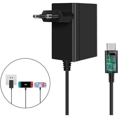 Сетевое зарядное устройство - Nintendo - Switch - USB Type-C - Черный - 5.0В 2.4А