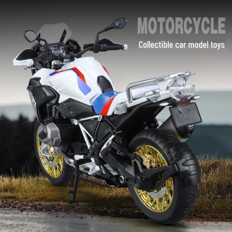 Коллекция моделей мотоциклов из сплава Boxed Water Bird R1250 GS: Симуляция 1-9.