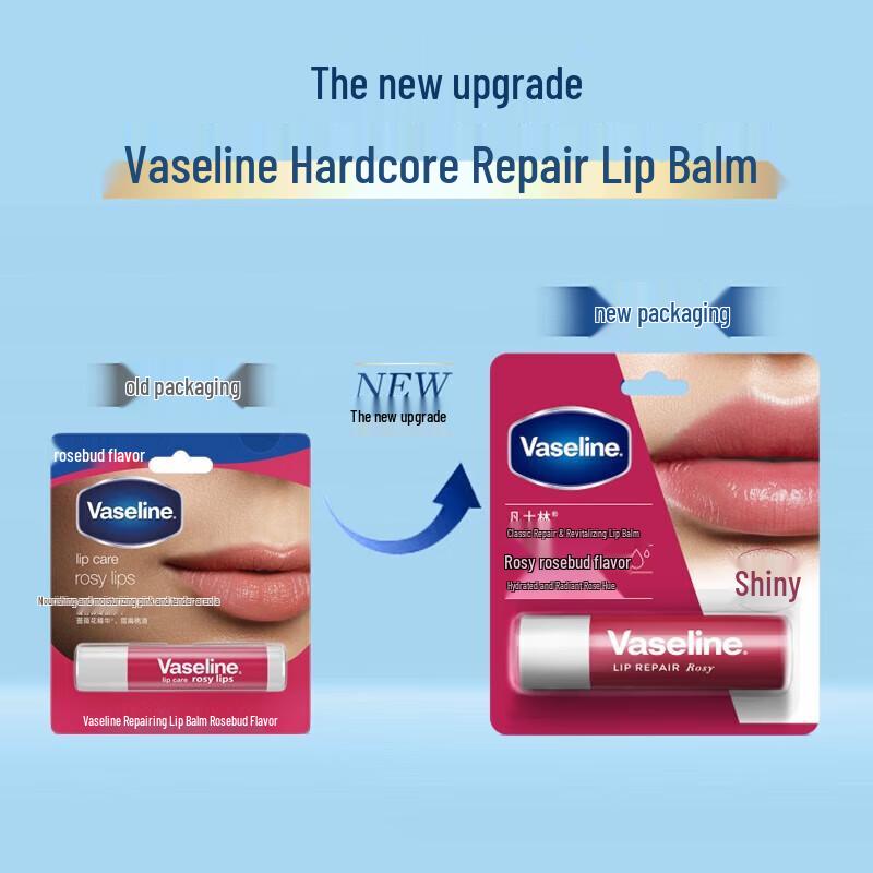 Vaseline Classic Repair Rosebud Lip Balm, 3.5g
