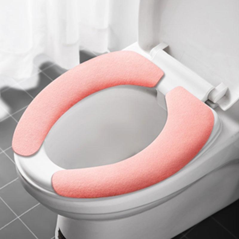 [Большой размер]1 пара чехлов на сиденья унитаза, универсальные моющиеся чехлы для сидений унитаза, наклейки на сиденья унитаза, набор для сидений унитаза