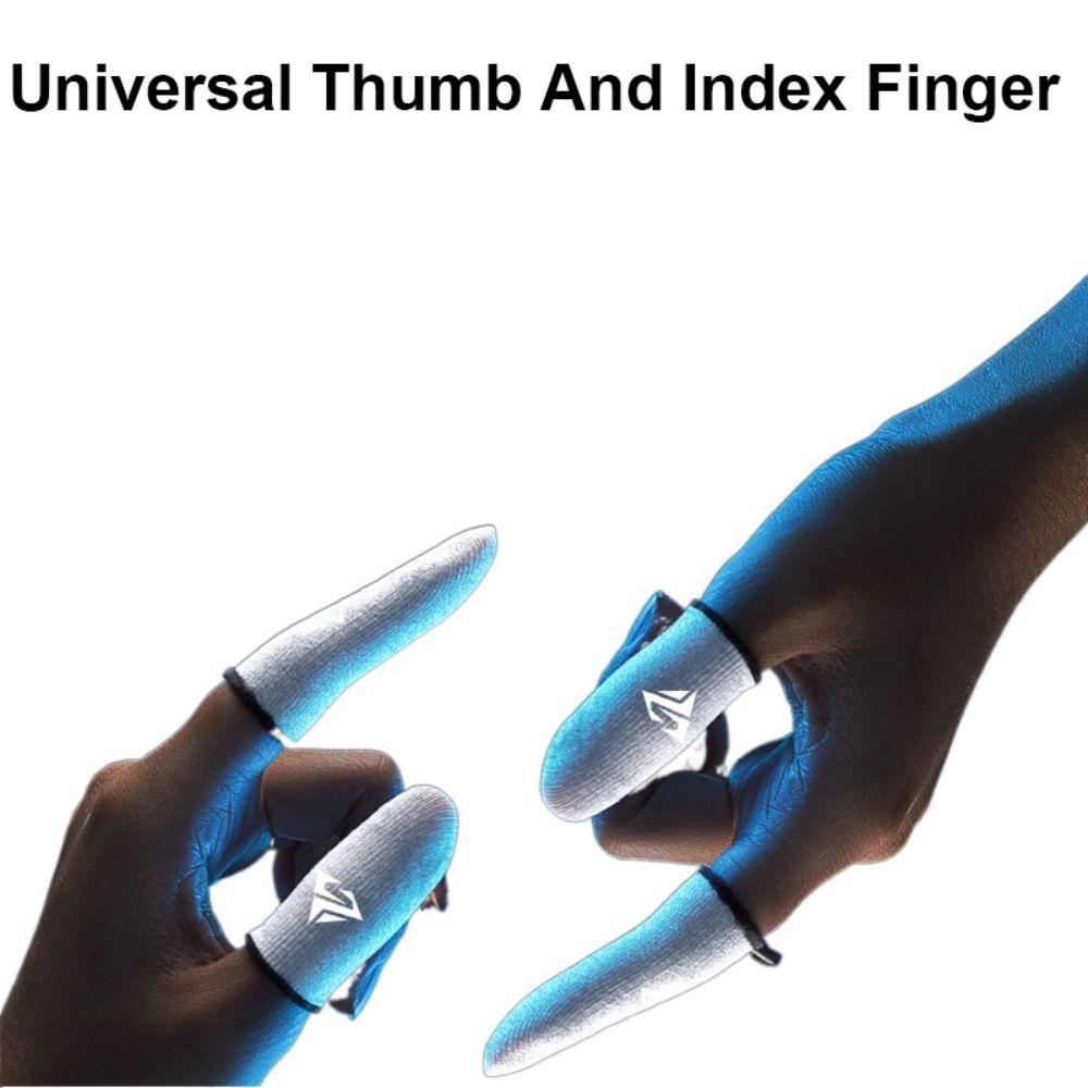 2 PCS Breathable Gaming Finger Cover Sweatproof Touch Screen Finger Cuff 2024 Finger Sleeve