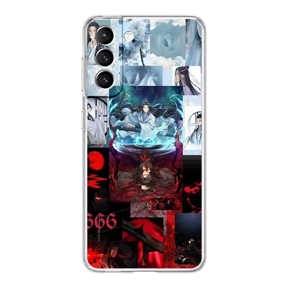 Чехол для телефона с изображением аниме Mo Dao Zu Shi для Samsung Galaxy S22 5G S20 Ultra S21 FE 5G S10E S9 S8 S10 Plus Note 20 10, мягкий прозрачный чехол