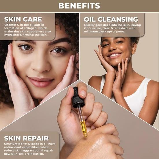 Plant Based Pumpkin Seed Oil for Hair Growth – Pure, Cold-Pressed, Nutrient-Rich (Kaddu) Pumpkin Oil for Face, Hair & Scalp Health | For Stronger