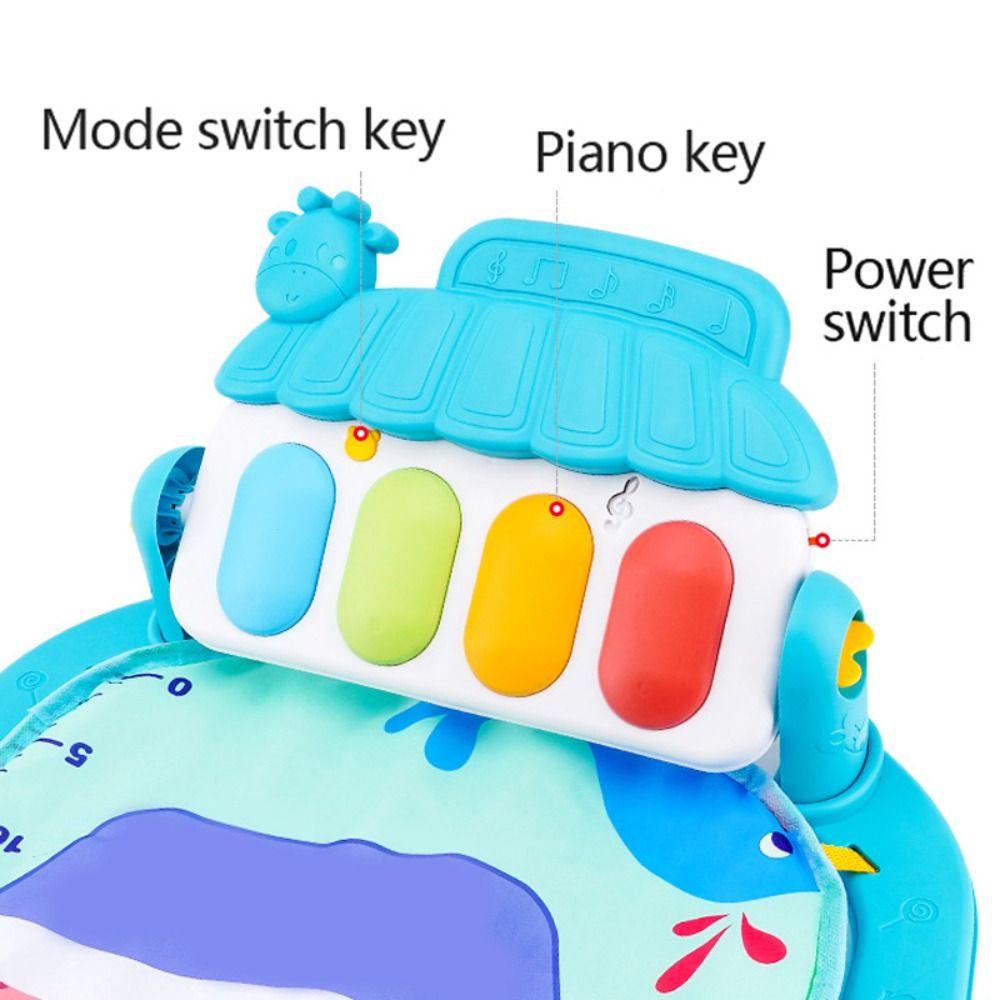 Music Rack Newborn Activity Gym Toy Early Education Infant Crawling Blanket Pedal Gifts