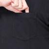 Polo Ralph Lauren Однотонная футболка-поло с коротким рукавом и карманом для мужчин топы Черный MNPOKNI1N822399-001