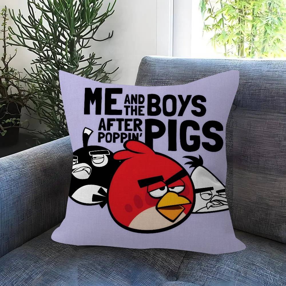 Анимация A-A-Angry Birds Мультяшная Наволочка Дюймы Сельский Декор Домашние Подушки-Пледы Для Декора Дивана