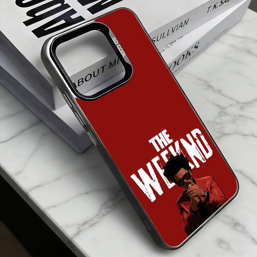 Чехол для телефона The Weeknd для iPhone 17,16,15,14,13,12,11 Plus,Pro Max,XS, Цветной Серебристый Черный Чехол