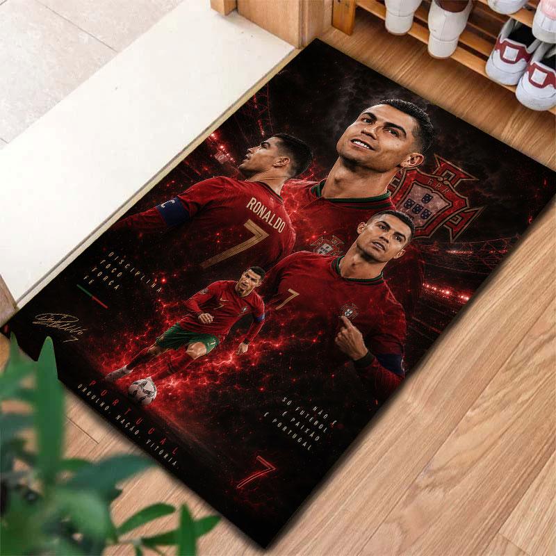 Ковер Cristiano Ronaldo CR7 для гостиной, спальни, дома, декора дивана, детский игровой нескользящий коврик