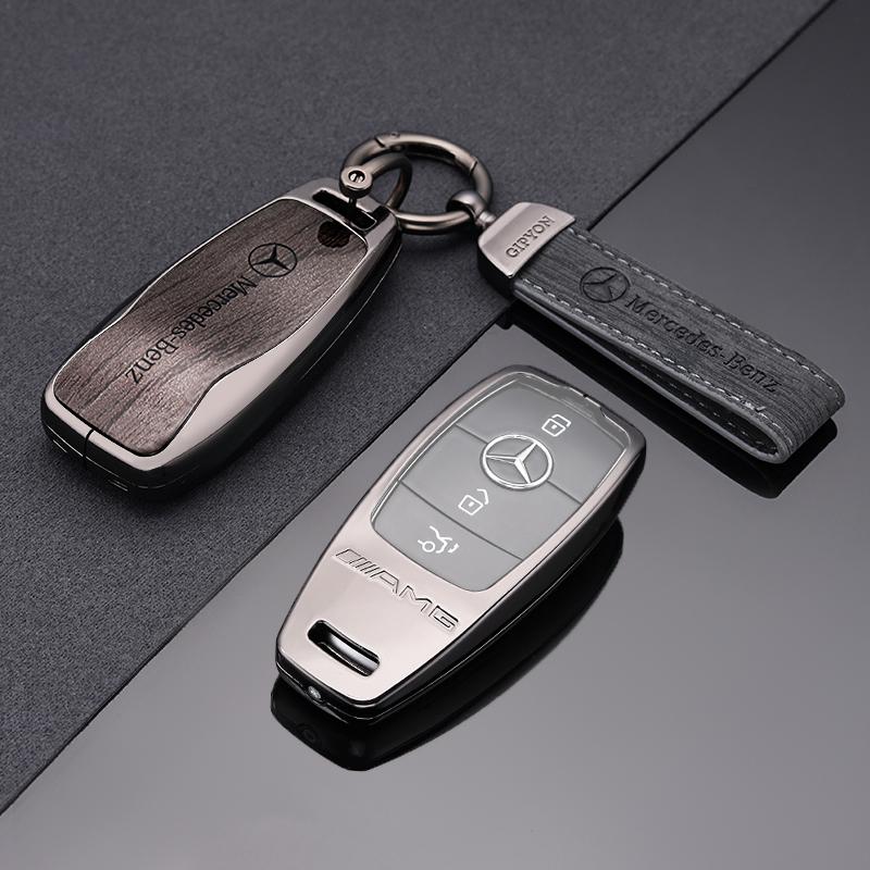 SFX1 For Mercedes Benz A B C E Class GLS GLA GLK GLC CLS CLA AMG W176 W204 W205 W212 W463 Leather Car Remote Key Case Cover Shell
