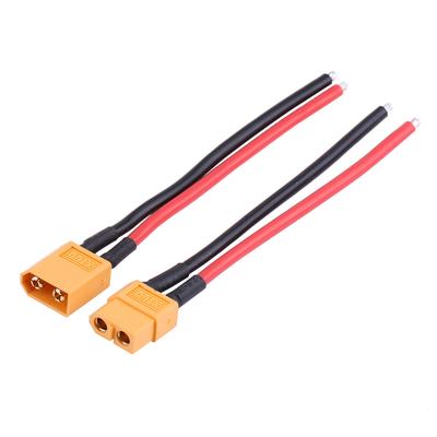 Набор из 2 шт. Разъем-адаптер XT60 Female Male 14AWG Силиконовый Кабель Провод RC Аксессуар