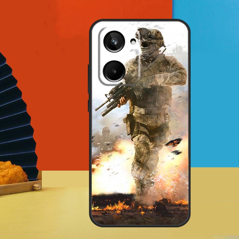 Army Soldier Special Forces For Realme GT Neo 5 GT3 GT5 9 10 11 12 Pro Plus C25s C21Y C30 C31 C33 C35 C51 C53 C55 Case
